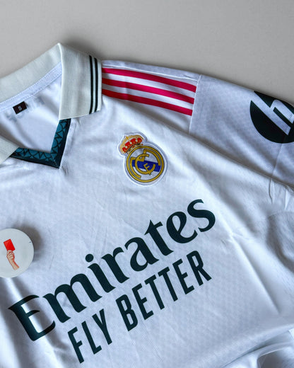 REAL MADRID MBAPPE 2026/27 HOME KIT COLLAR CASUAL WEAR oversized
