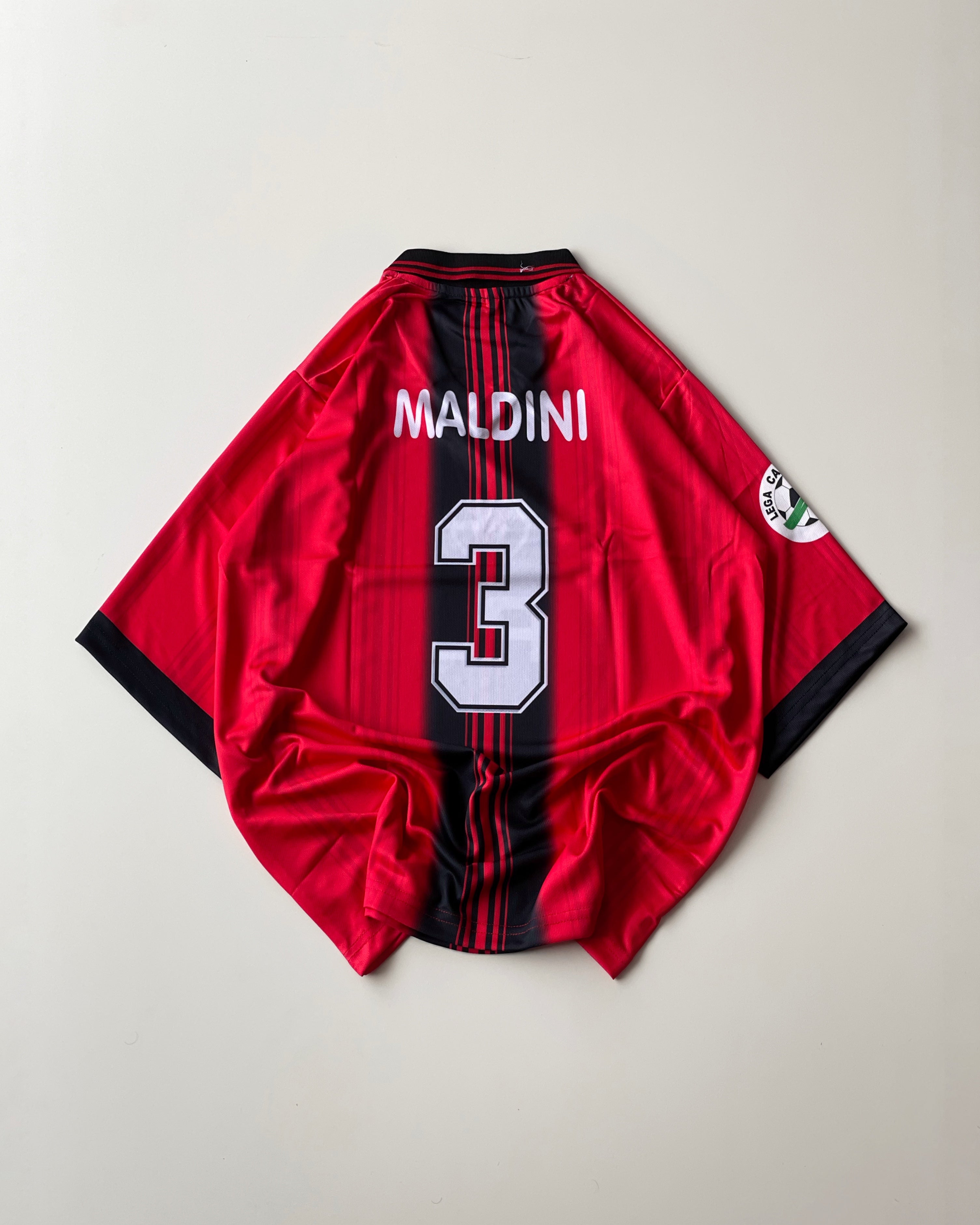 MALDINI AC MILAN RETRO RED AND BLACK (oversized)