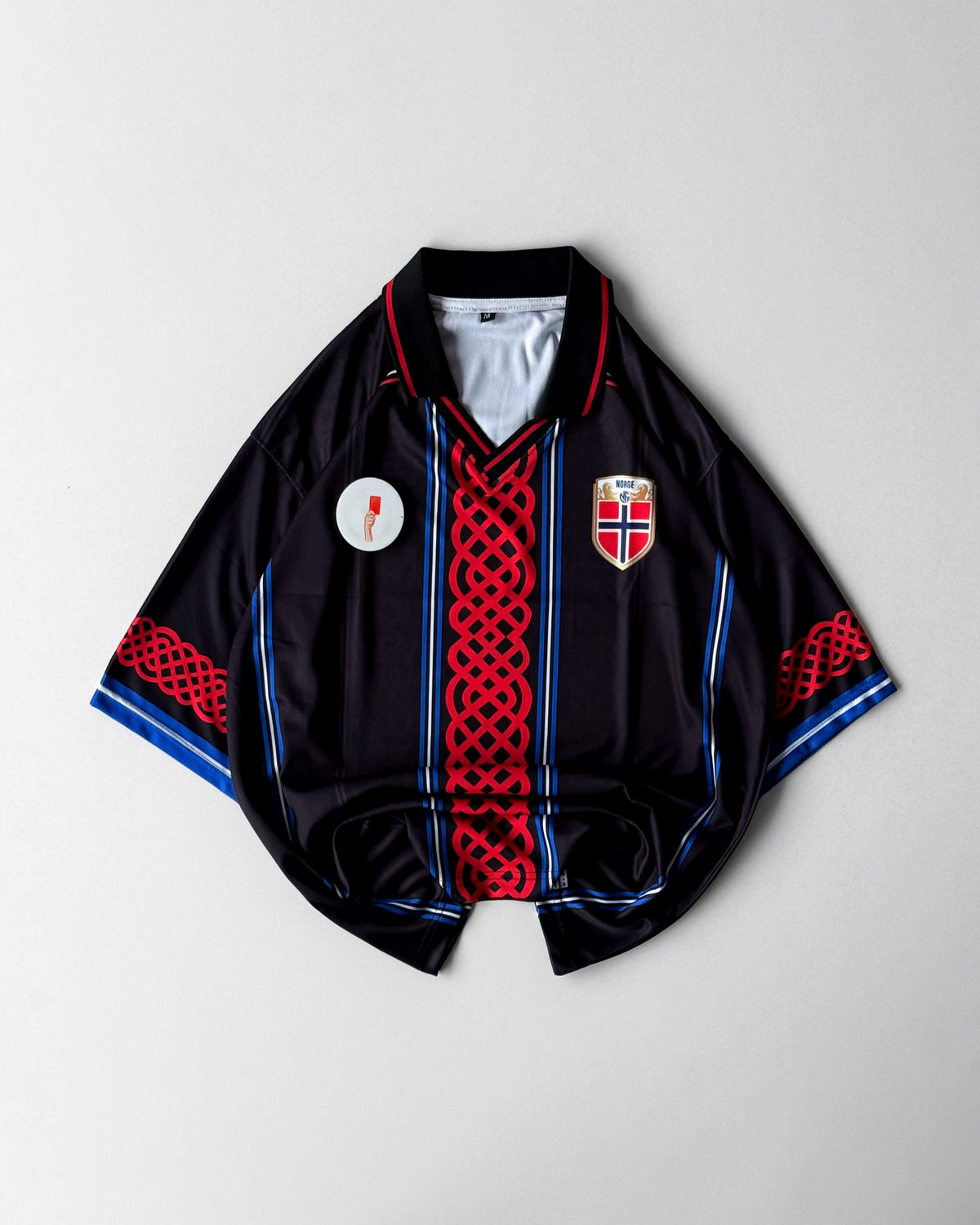 NORWAY HAALAND RETRO AWAY KIT BLACK oversized