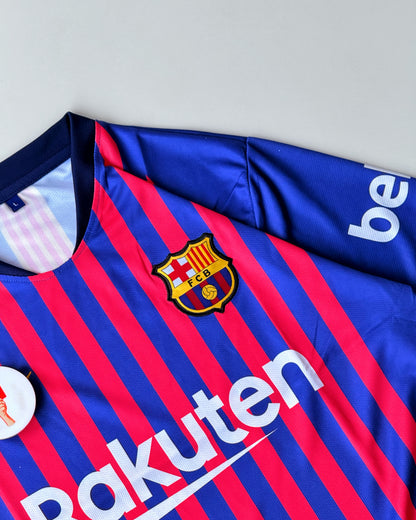 MESSI BARCELONA HOME RAKUTEN (embroidery)