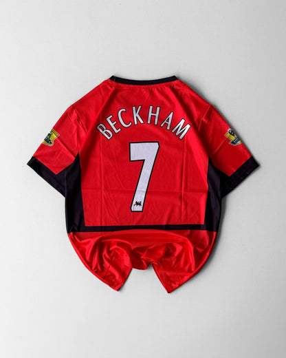 BECKHAM MANCHESTER UNITED VODAFONE RETRO HOME KIT