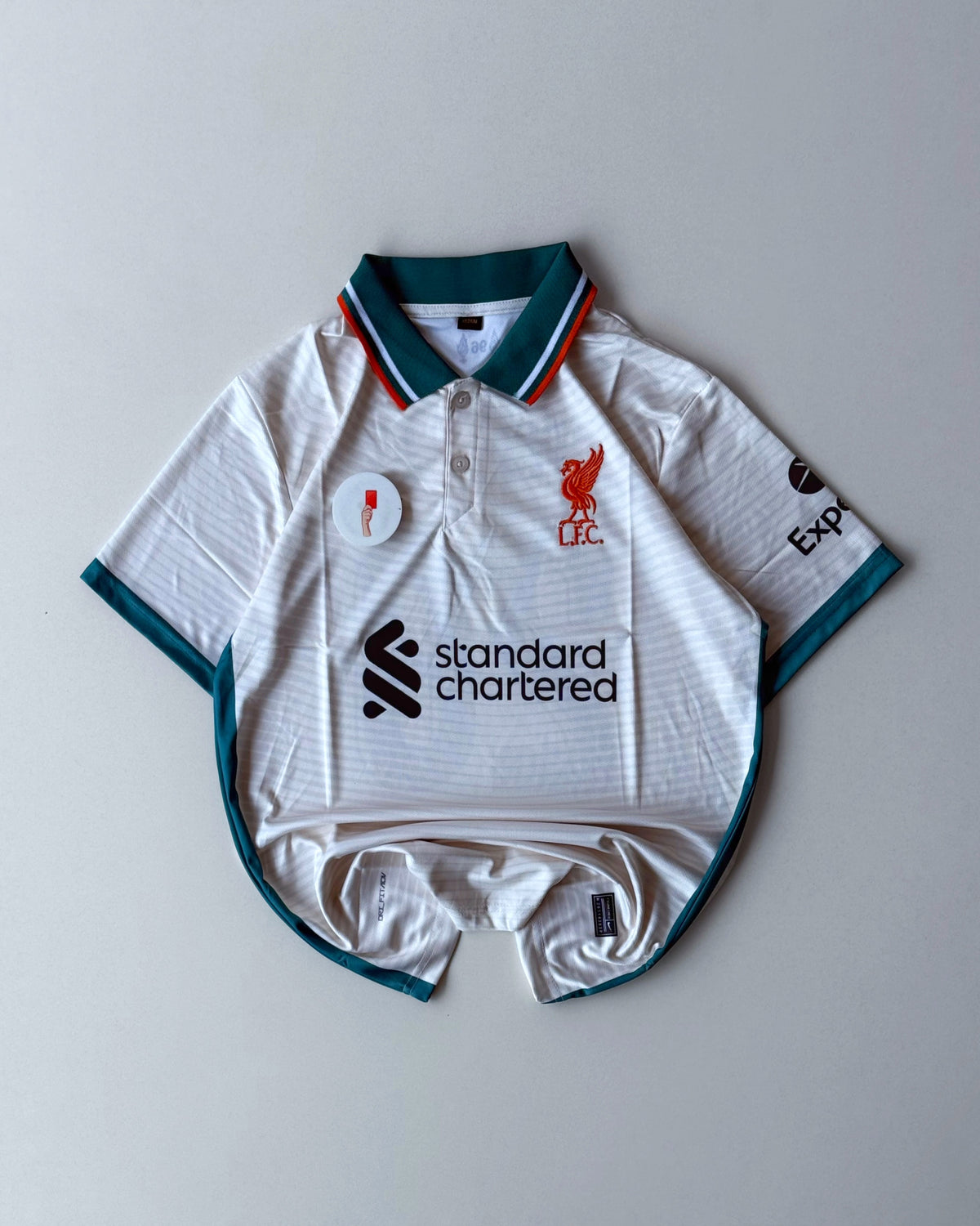LIVERPOOL DIOGO JOTA RETRO AWAY KIT embroidery