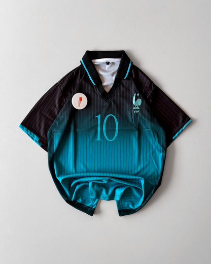 VINTAGE-STYLE FRANCE FADE JERSEY – MBAPPÉ 10 (Embroidery)