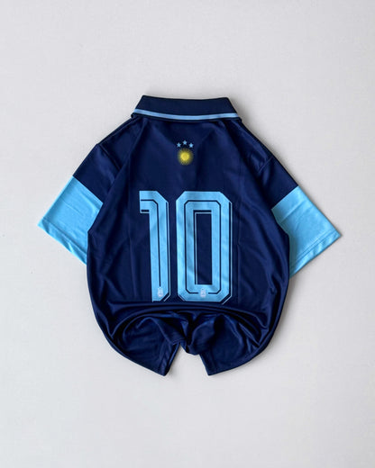 ARGENTINA MESSI TRAINING KIT BLUE (Zip embroidery)