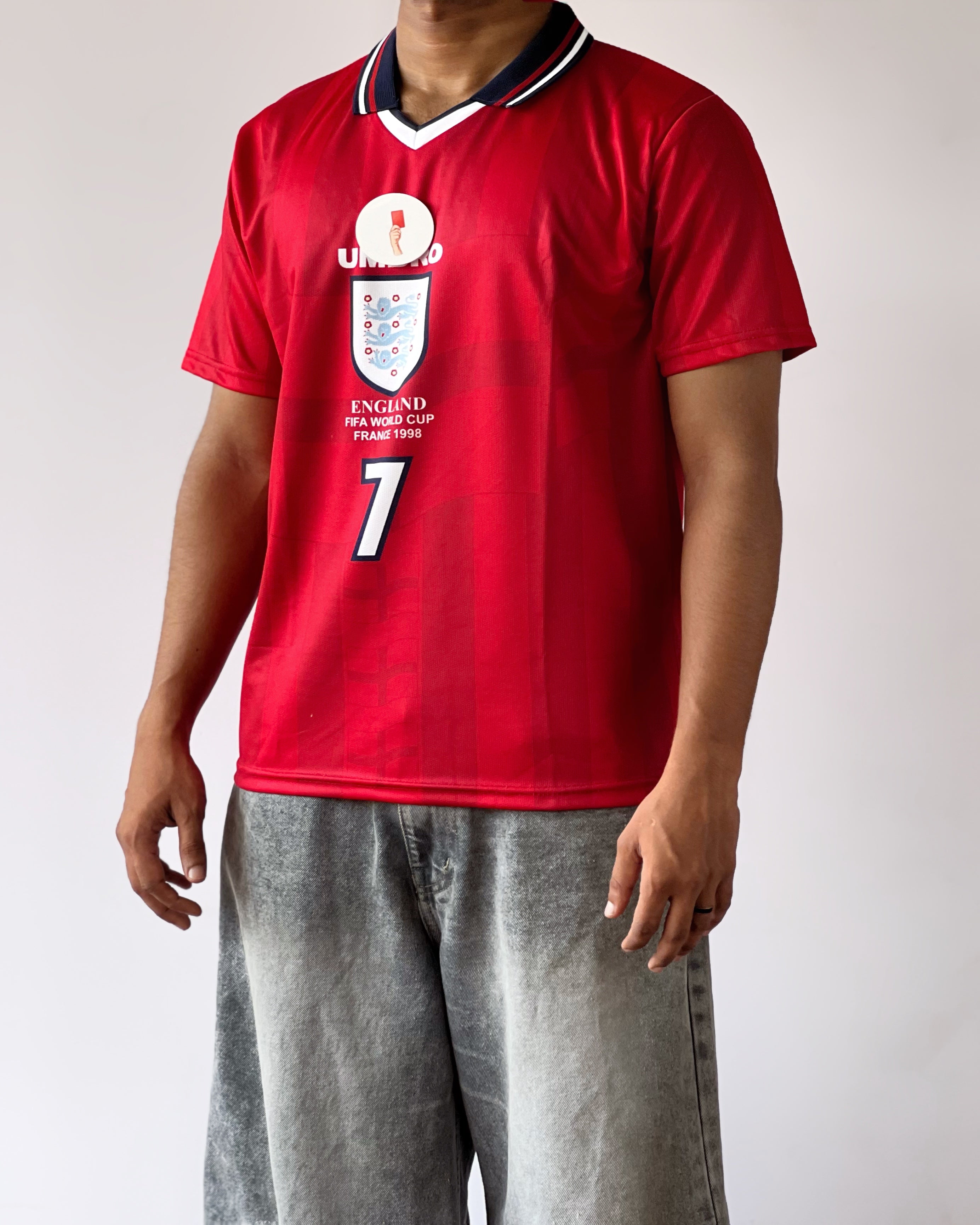 RETRO BECKHAM ENGLAND AWAY JERSEY