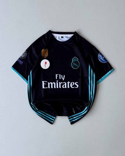 REAL MADRID CRISTIANO 2017/18 AWAY KIT embroidery