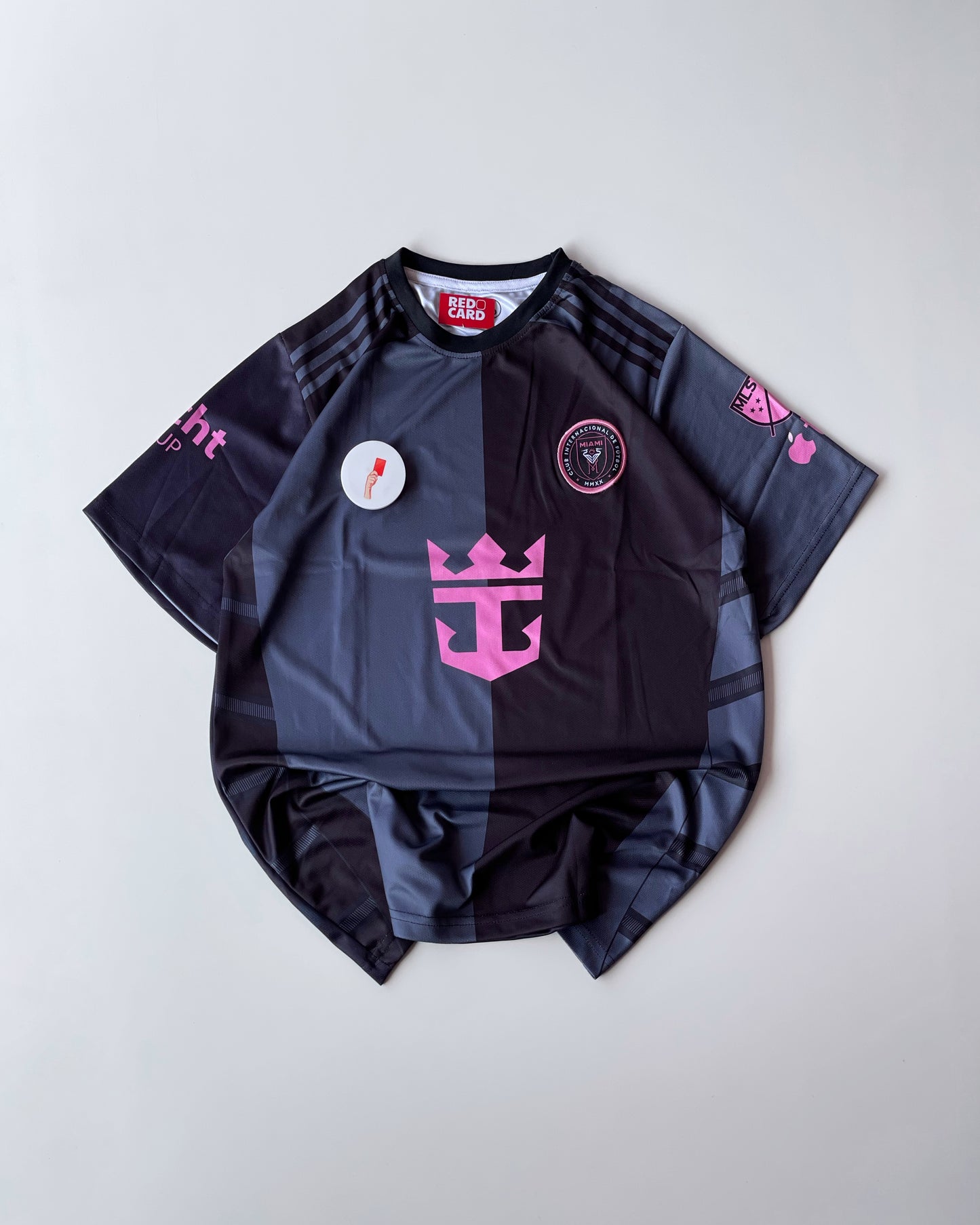 MESSI MIAMI BLACK AWAY KIT( embroidery)