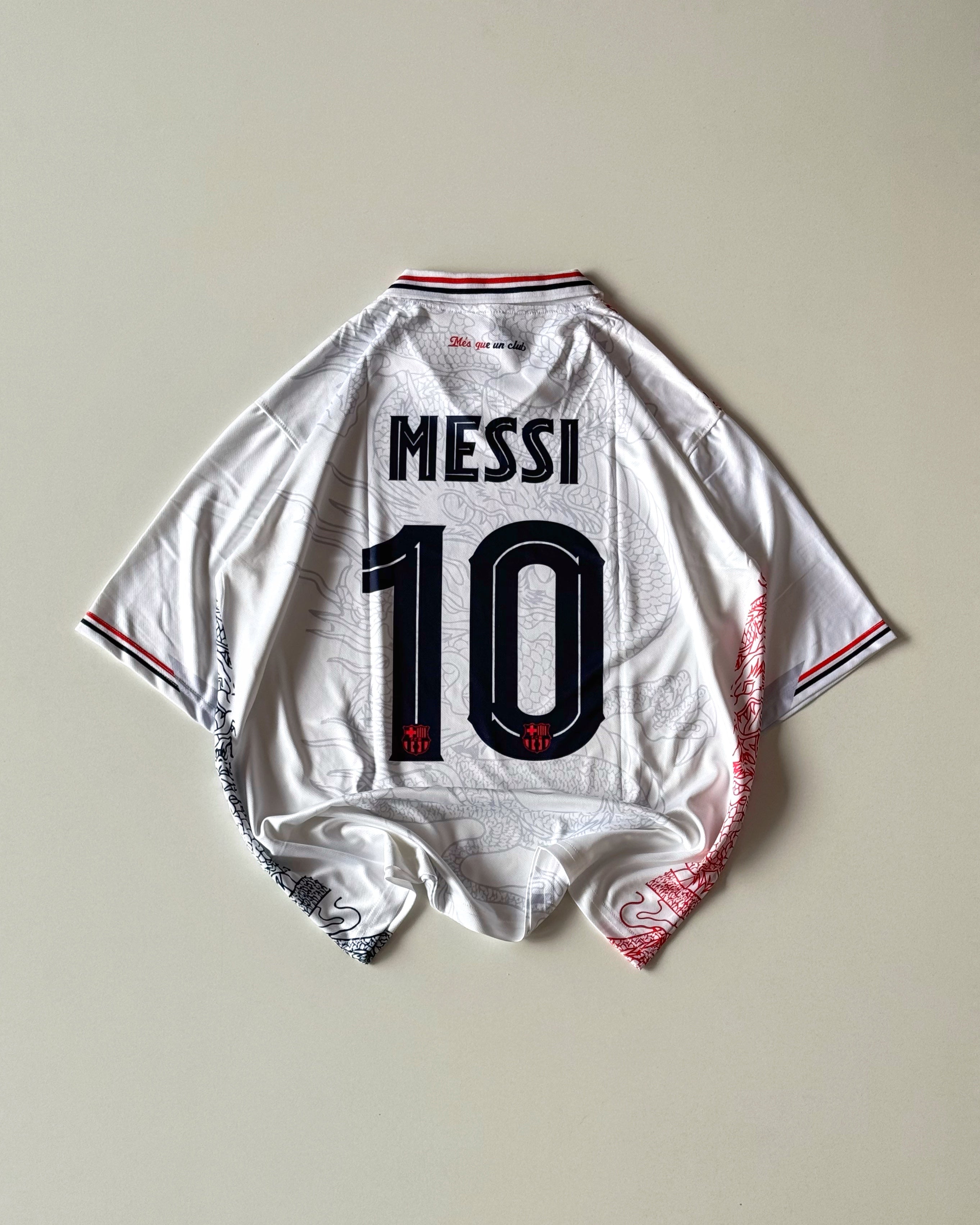 BARCELONA MESSI FAN EDITION SPECIAL KIT WHITE (oversized)