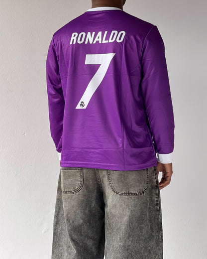 RONALDO REAL MADRID 2017/18 kit (Full sleeve Embroidery)