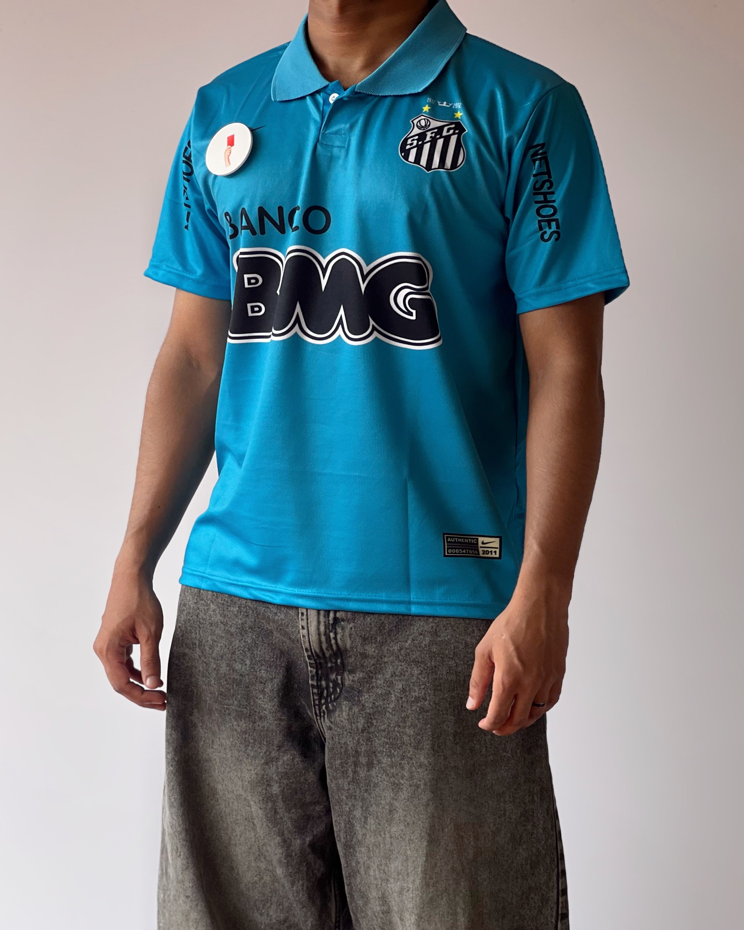 Santos FC Retro Jersey – Blue Away