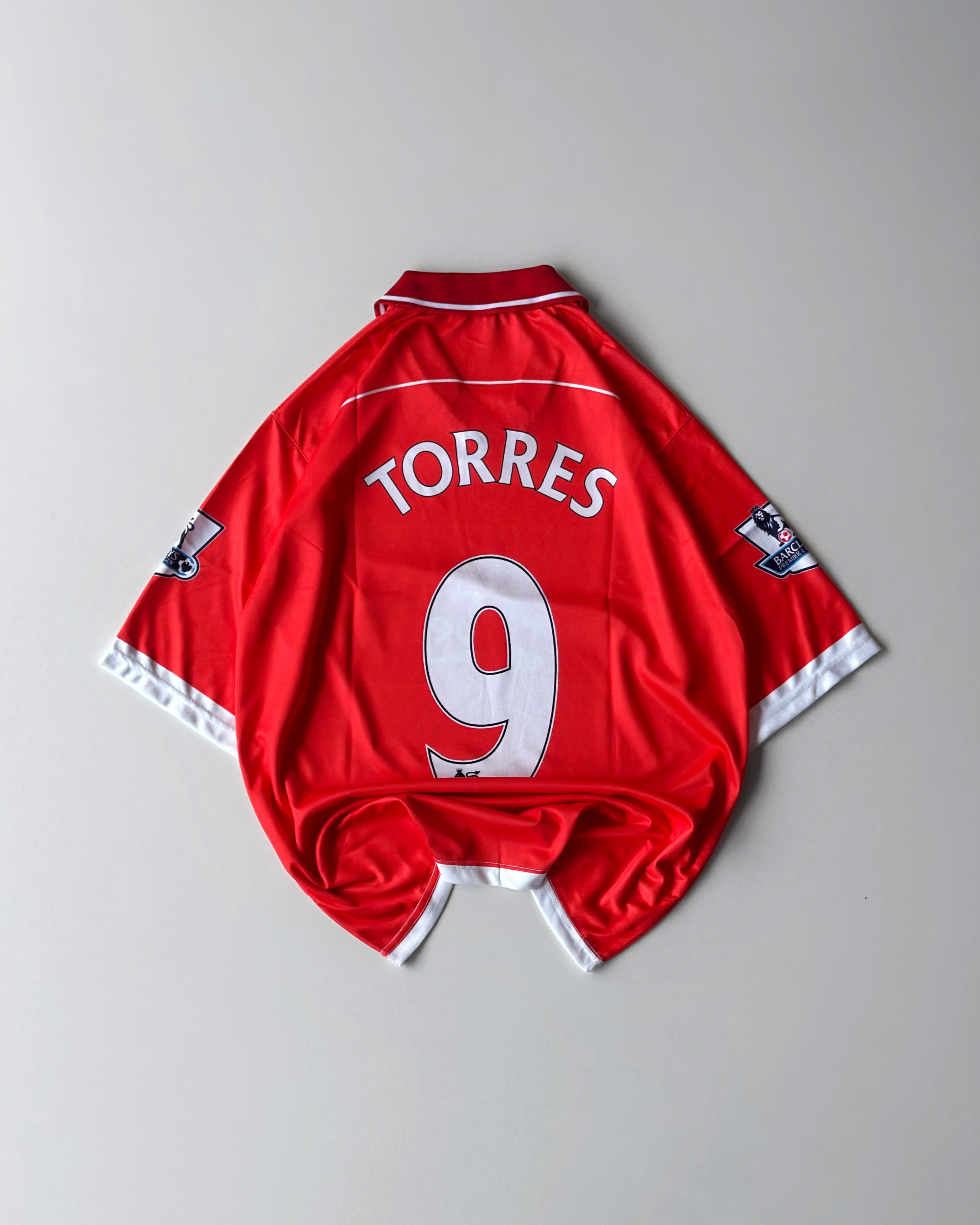 TORRES LIVERPOOL RETRO HOME RED KIT (oversized)