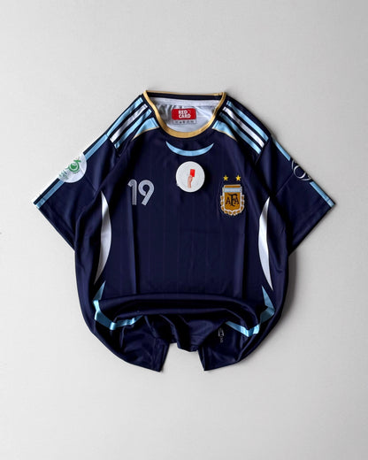 MESSI ARGENTINA DEBUTE RETRO AWAY KIT (Embroidery)