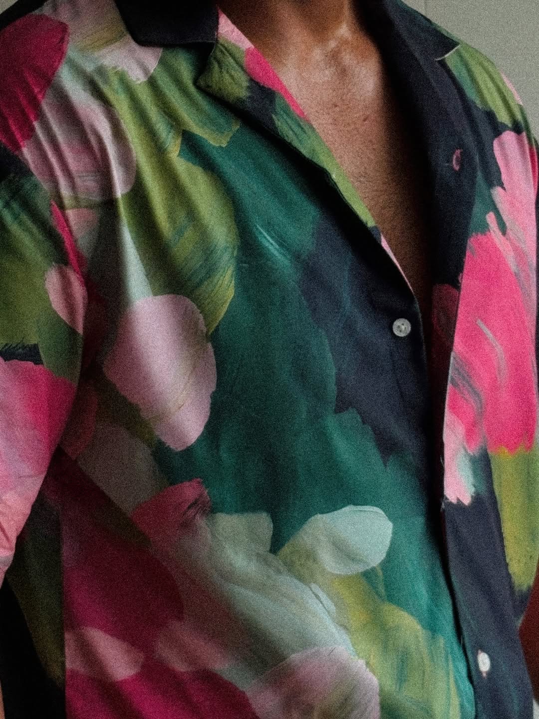 FLORAL PRINT SHORT SLEEVE SHIRT