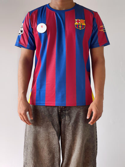 RONALDINHO BARCA HOME RETRO JERSEY